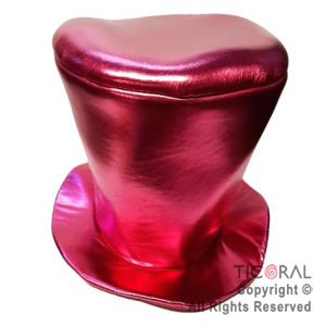 SOMBRERO GALERA METAL FUCSIA x 1